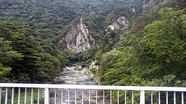 那須塩原温泉付近